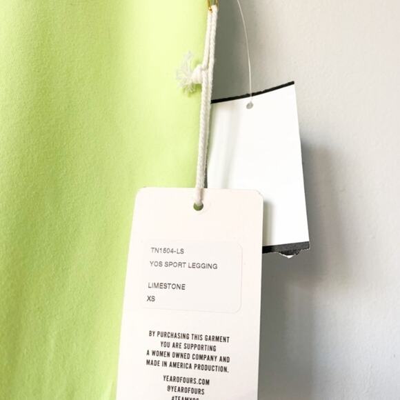 Year of ours lime green leggings NEW - Picture 8 of 10